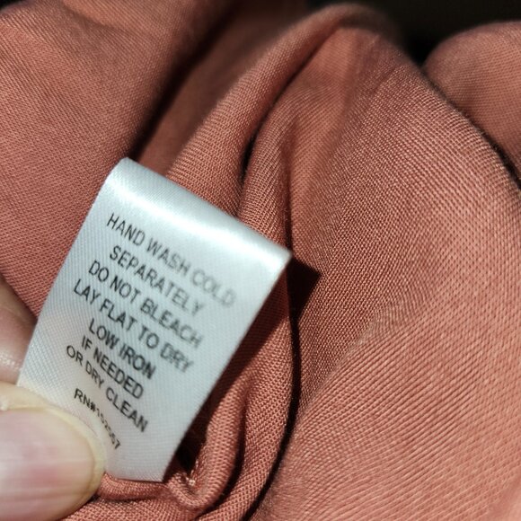 Polagram Lightweight Wide Leg Tank Jumpsuit Terracotta   2X - Picture 13 of 13